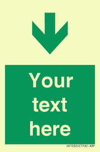 SB10624: Custom Safe condition: Green Down arrow