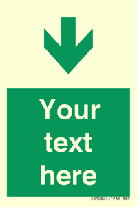 SB10624: Custom Safe condition: Green Down arrow