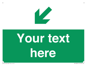 SB10626: Custom Safe condition: Green Down left right arrow