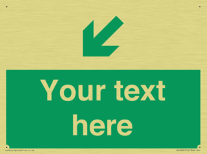 SB10626: Custom Safe condition: Green Down left right arrow