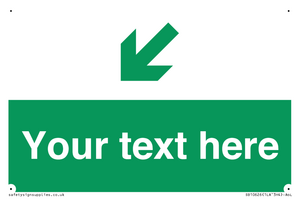 SB10626: Custom Safe condition: Green Down left right arrow