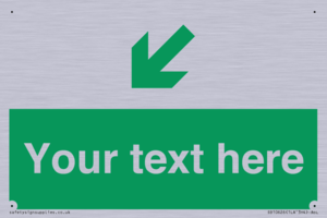 SB10626: Custom Safe condition: Green Down left right arrow