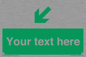SB10626: Custom Safe condition: Green Down left right arrow