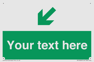 SB10626: Custom Safe condition: Green Down left right arrow