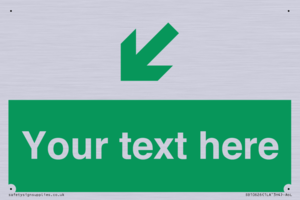 SB10626: Custom Safe condition: Green Down left right arrow