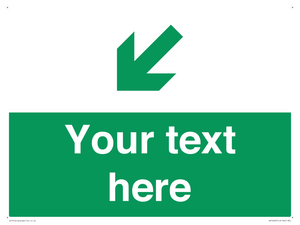 SB10626: Custom Safe condition: Green Down left right arrow