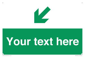 SB10626: Custom Safe condition: Green Down left right arrow