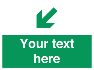 SB10626: Custom Safe condition: Green Down left right arrow