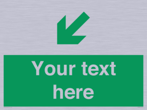 SB10626: Custom Safe condition: Green Down left right arrow