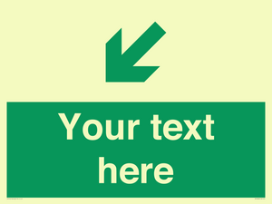SB10626: Custom Safe condition: Green Down left right arrow