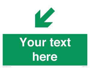 SB10626: Custom Safe condition: Green Down left right arrow