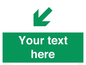 SB10626: Custom Safe condition: Green Down left right arrow