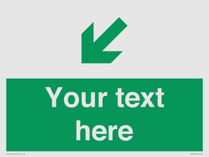 SB10626: Custom Safe condition: Green Down left right arrow