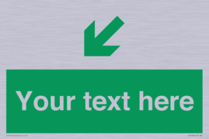 SB10626: Custom Safe condition: Green Down left right arrow