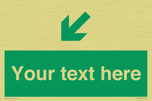 SB10626: Custom Safe condition: Green Down left right arrow