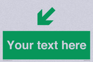 SB10626: Custom Safe condition: Green Down left right arrow