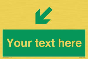 SB10626: Custom Safe condition: Green Down left right arrow