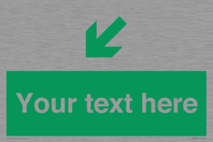 SB10626: Custom Safe condition: Green Down left right arrow
