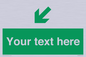 SB10626: Custom Safe condition: Green Down left right arrow