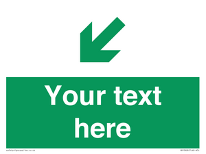 SB10626: Custom Safe condition: Green Down left right arrow