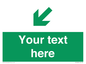 SB10626: Custom Safe condition: Green Down left right arrow