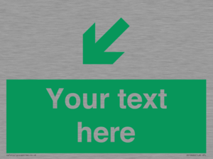 SB10626: Custom Safe condition: Green Down left right arrow