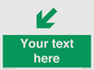 SB10626: Custom Safe condition: Green Down left right arrow