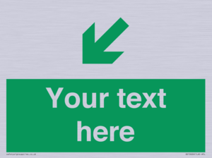 SB10626: Custom Safe condition: Green Down left right arrow