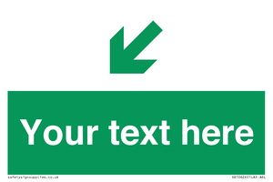 SB10626: Custom Safe condition: Green Down left right arrow