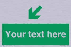 SB10626: Custom Safe condition: Green Down left right arrow