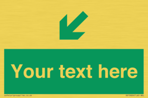 SB10626: Custom Safe condition: Green Down left right arrow