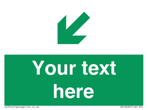 SB10626: Custom Safe condition: Green Down left right arrow