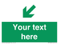 SB10626: Custom Safe condition: Green Down left right arrow