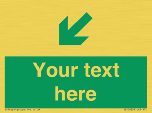 SB10626: Custom Safe condition: Green Down left right arrow