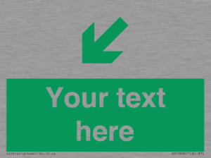 SB10626: Custom Safe condition: Green Down left right arrow