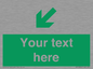SB10626: Custom Safe condition: Green Down left right arrow