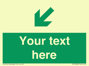 SB10626: Custom Safe condition: Green Down left right arrow