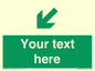 SB10626: Custom Safe condition: Green Down left right arrow