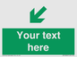 SB10626: Custom Safe condition: Green Down left right arrow