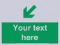 SB10626: Custom Safe condition: Green Down left right arrow