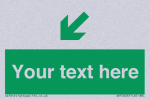 SB10626: Custom Safe condition: Green Down left right arrow