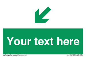 SB10626: Custom Safe condition: Green Down left right arrow