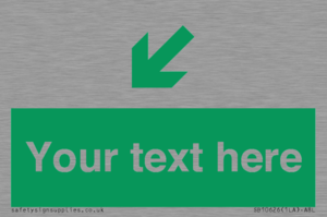 SB10626: Custom Safe condition: Green Down left right arrow