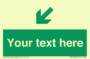 SB10626: Custom Safe condition: Green Down left right arrow