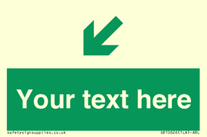 SB10626: Custom Safe condition: Green Down left right arrow