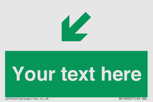 SB10626: Custom Safe condition: Green Down left right arrow