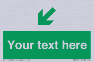 SB10626: Custom Safe condition: Green Down left right arrow