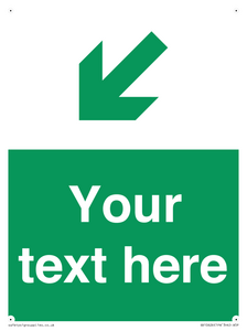 SB10626: Custom Safe condition: Green Down left right arrow