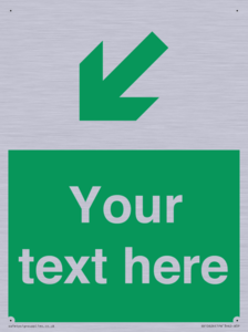 SB10626: Custom Safe condition: Green Down left right arrow