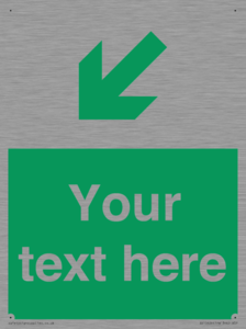 SB10626: Custom Safe condition: Green Down left right arrow
